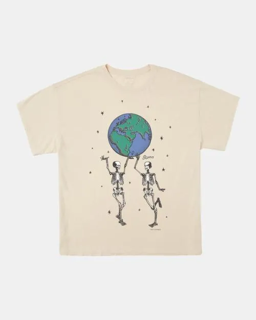 Rvca No Bounds TShirt Latte Women Tees and Tanks