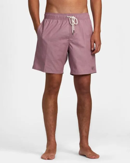 Rvca Opposites Hybrid Elasticized Shorts Lavender Men Boardshorts