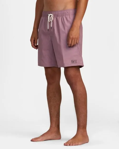 Rvca Opposites Hybrid Elasticized Shorts Lavender Men Boardshorts