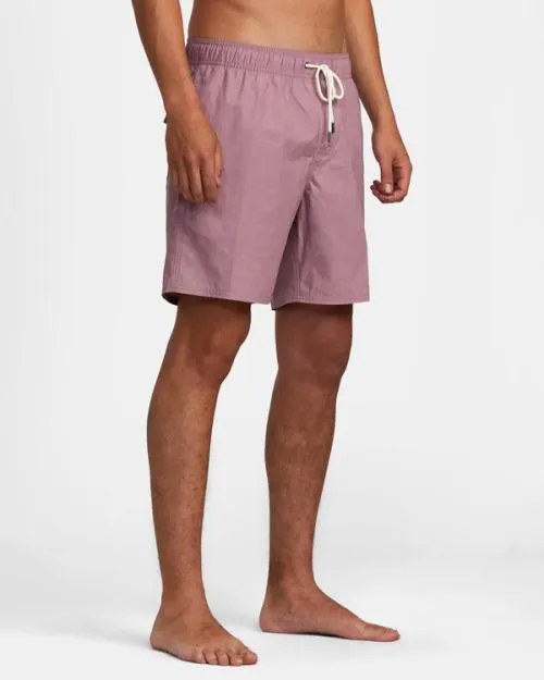 Rvca Opposites Hybrid Elasticized Shorts Lavender Men Boardshorts