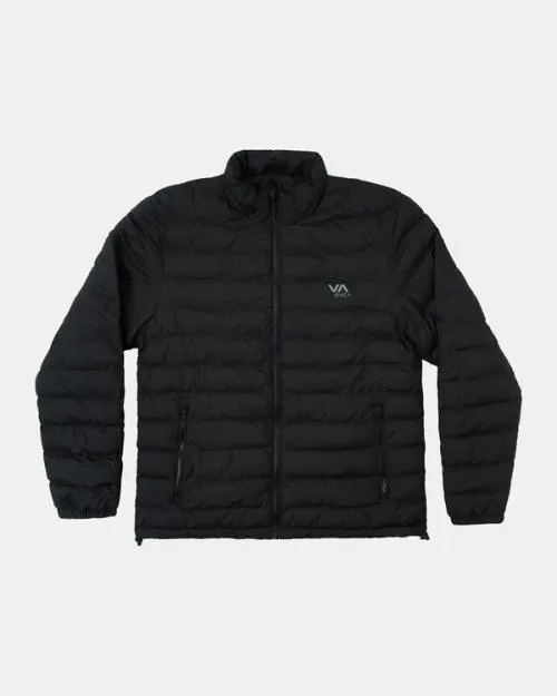 Rvca Packable Puffa Jacket Black 2 SportMen Jackets