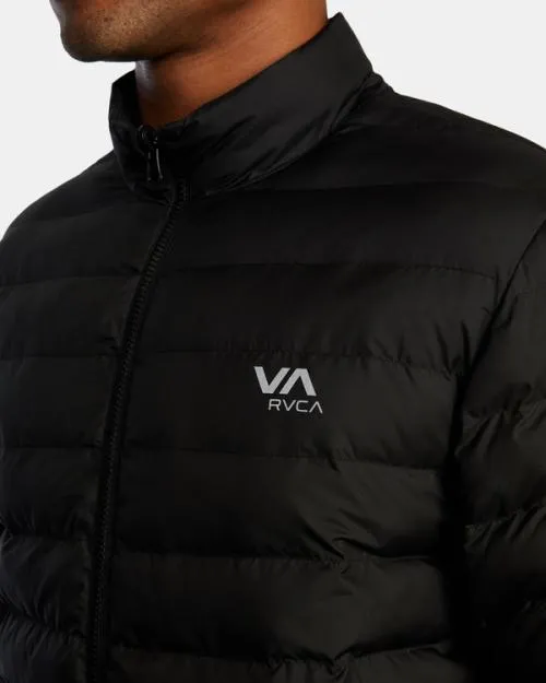 Rvca Packable Puffa Jacket Black 2 SportMen Jackets