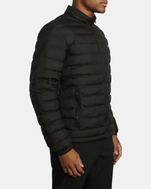 Rvca Packable Puffa Jacket Black 2 SportMen Jackets
