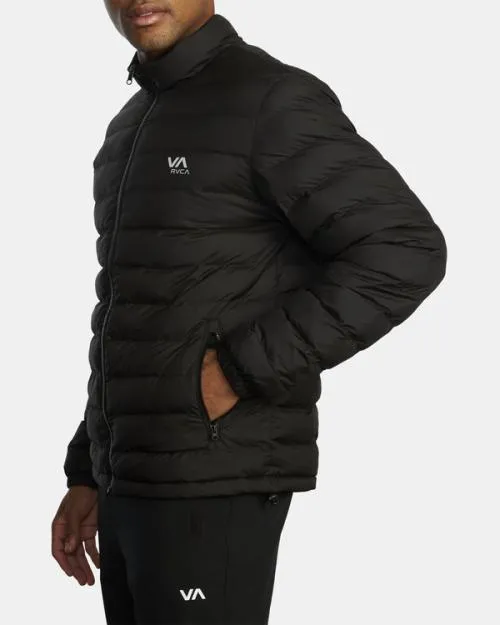 Rvca Packable Puffa Jacket Black 2 SportMen Jackets
