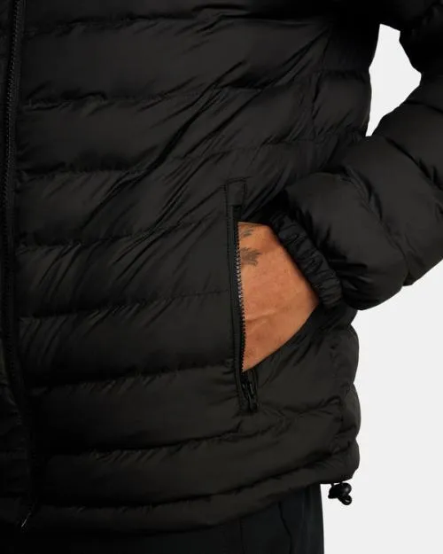 Rvca Packable Puffa Jacket Black 2 SportMen Jackets