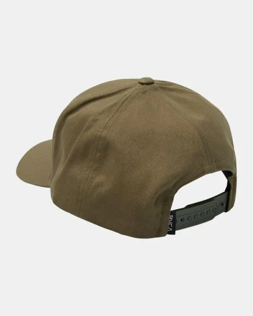 Rvca Platform Snapback Hat Wood Men Hats and Beanies