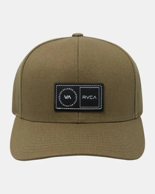 Rvca Platform Snapback Hat Wood Men Hats and Beanies