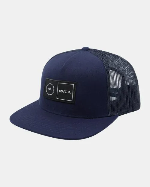 Rvca Platform Trucker Hat Navy Men Hats and Beanies