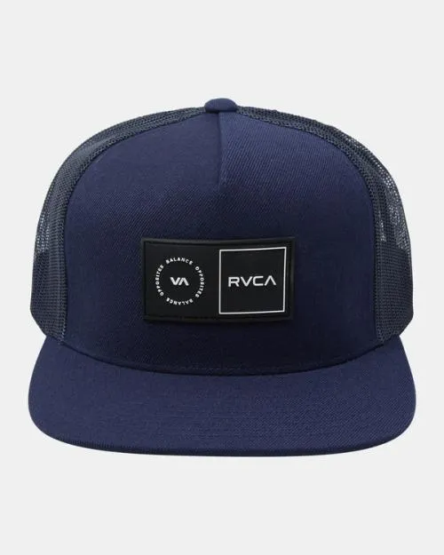 Rvca Platform Trucker Hat Navy Men Hats and Beanies