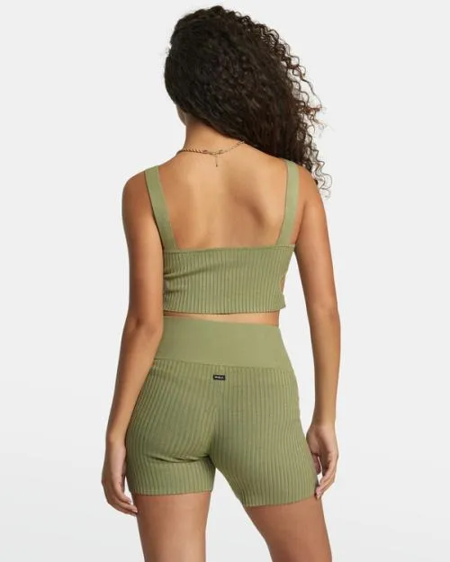 Rvca Rose Namajunas Fever Sweat Shorts Aloe Women Shorts and Skirts