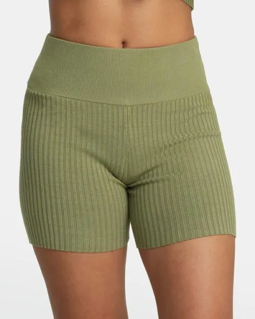 Rvca Rose Namajunas Fever Sweat Shorts Aloe Women Shorts and Skirts