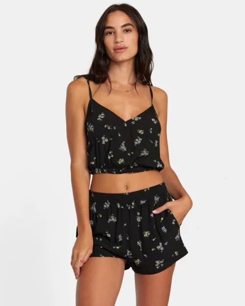 Rvca Sawyer Eco Viscose Shorts Rvca Black Women Shorts and Skirts