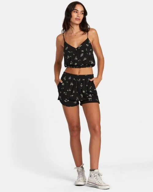 Rvca Sawyer Eco Viscose Shorts Rvca Black Women Shorts and Skirts