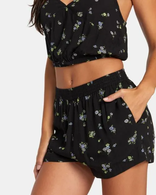 Rvca Sawyer Eco Viscose Shorts Rvca Black Women Shorts and Skirts