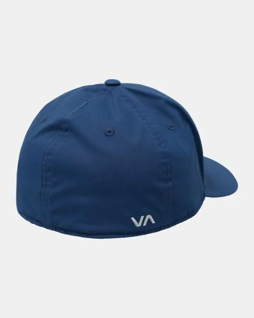 Rvca Seasons Flexfit Hat Slate Men Hats and Beanies