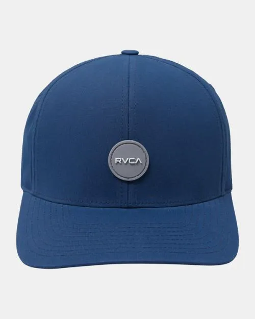 Rvca Seasons Flexfit Hat Slate Men Hats and Beanies