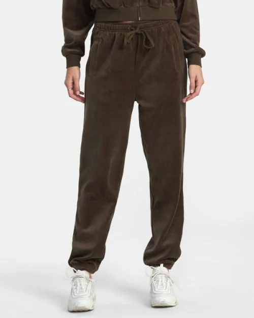 Rvca Seniesa Ring Joggers Major Brown Women Pants