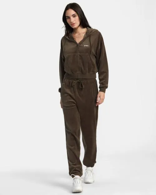 Rvca Seniesa Ring Joggers Major Brown Women Pants