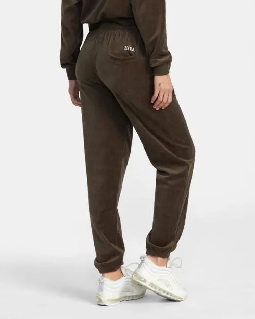 Rvca Seniesa Ring Joggers Major Brown Women Pants