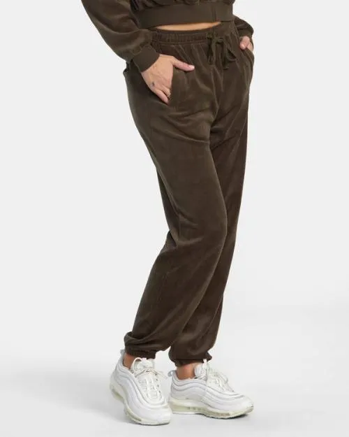 Rvca Seniesa Ring Joggers Major Brown Women Pants