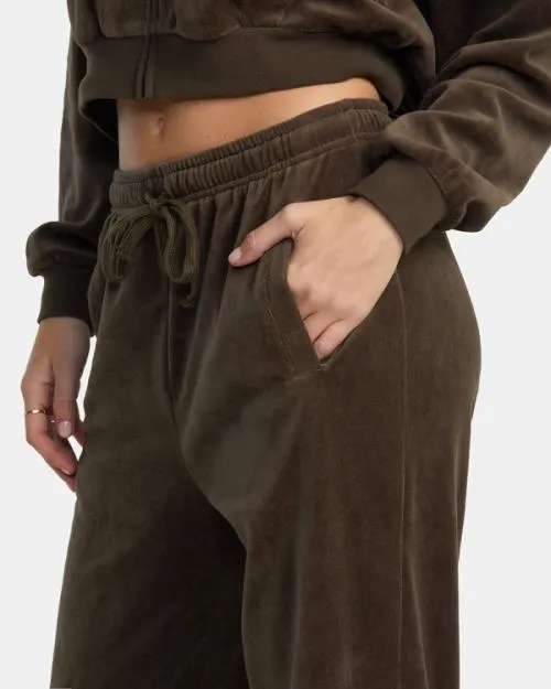 Rvca Seniesa Ring Joggers Major Brown Women Pants
