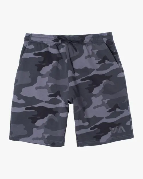 Rvca Sport Elastic Waist Walkshorts IV 19034 Camo Men Athletic Shorts
