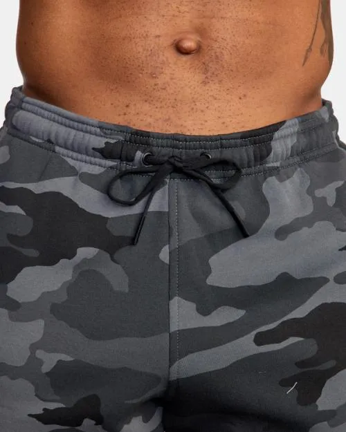 Rvca Sport Elastic Waist Walkshorts IV 19034 Camo Men Athletic Shorts
