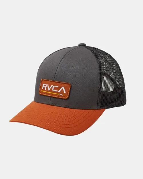 Rvca Ticket Trucker III Hat Charcoal Men Hats and Beanies