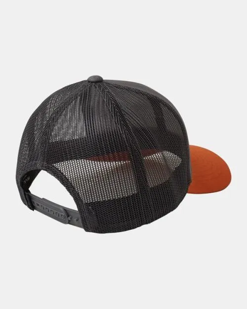 Rvca Ticket Trucker III Hat Charcoal Men Hats and Beanies