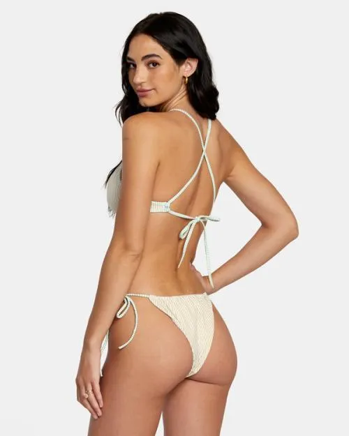 Rvca Tri Stripe Reversible Skimpy Bikini Bottoms Multi Women Bikini Bottoms