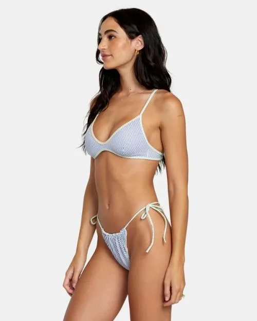 Rvca Tri Stripe Reversible Skimpy Bikini Bottoms Multi Women Bikini Bottoms