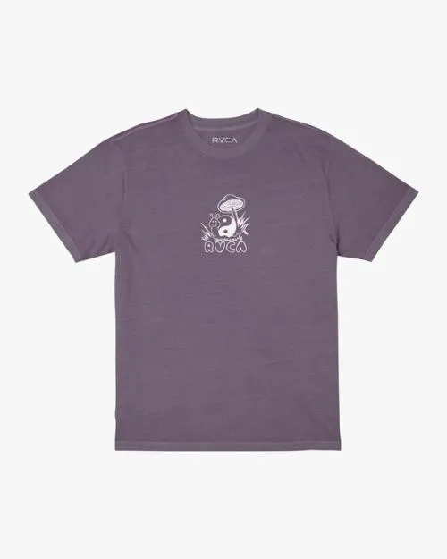 Rvca Trippy Snail Tee Dusty Grape Men Tees and Tanks