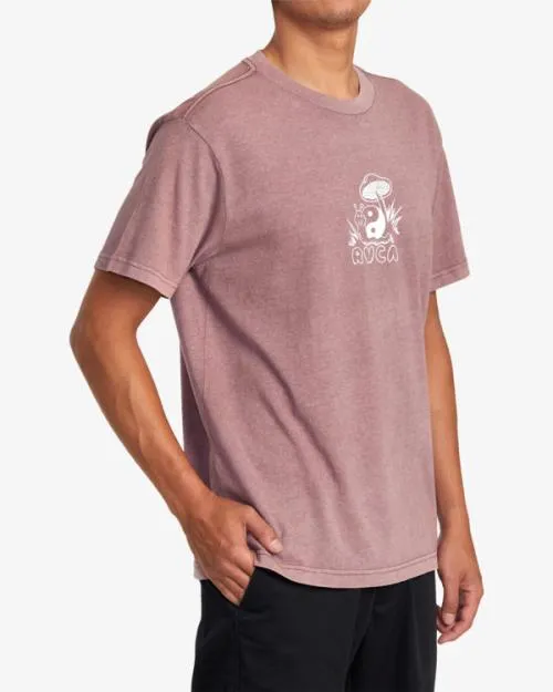 Rvca Trippy Snail Tee Dusty Grape Men Tees and Tanks