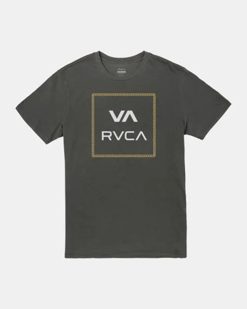 Rvca VA All The Way TShirt Pirate Black Men Short Sleeves