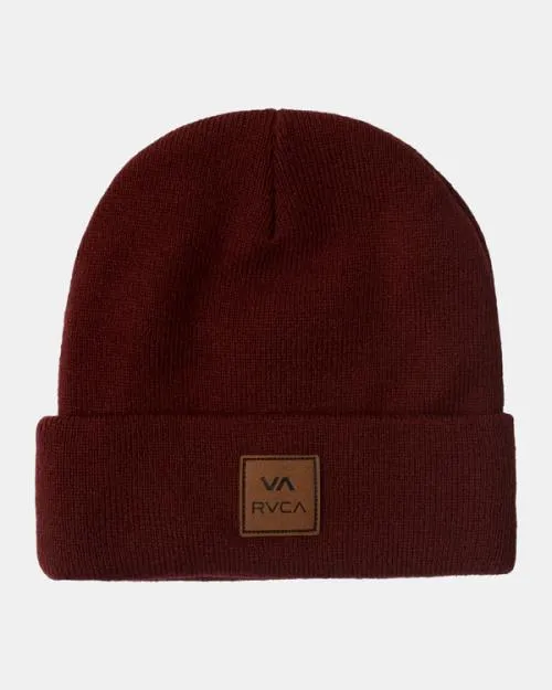 Rvca VA All The Ways Beanie Oxblood Red Men Hats and Beanies