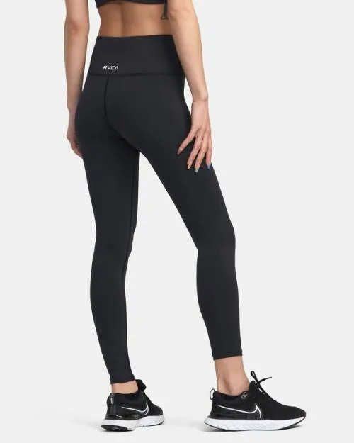 Rvca VA Essential Workout Leggings Black SportWomen Pants
