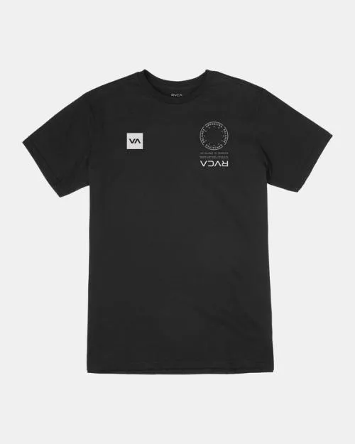 Rvca VA Mark Tee Black SportMen Short Sleeves