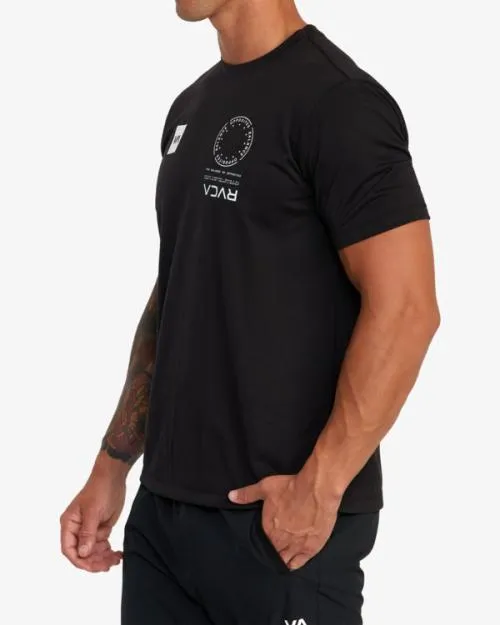 Rvca VA Mark Tee Black SportMen Short Sleeves