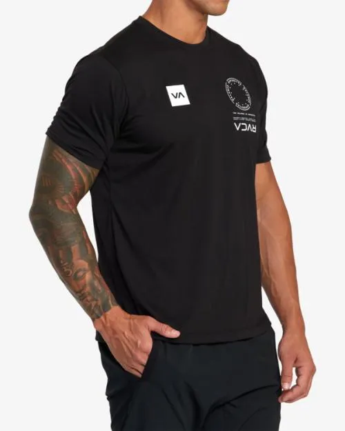Rvca VA Mark Tee Black SportMen Short Sleeves