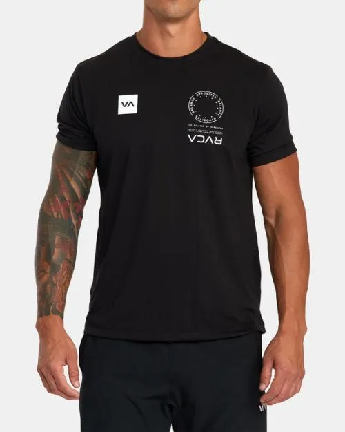 Rvca VA Mark Tee Black SportMen Short Sleeves