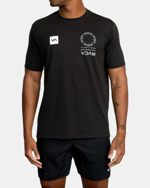 Rvca VA Mark Tee Black SportMen Short Sleeves