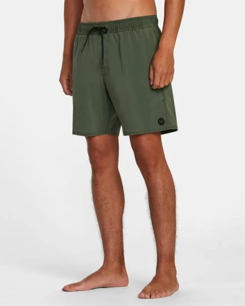 Rvca VA Pigment Elastic Waist Boardshorts 17034 Jade Men Boardshorts
