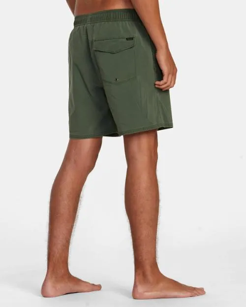 Rvca VA Pigment Elastic Waist Boardshorts 17034 Jade Men Boardshorts