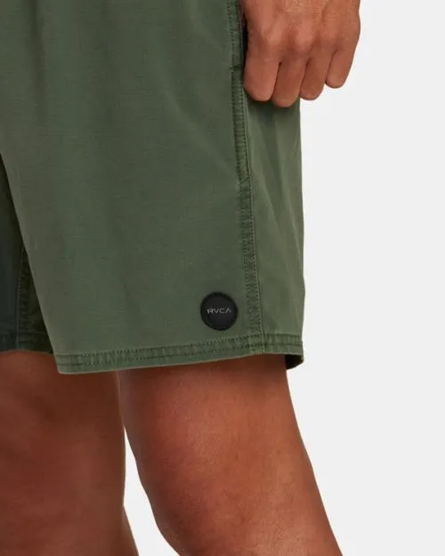 Rvca VA Pigment Elastic Waist Boardshorts 17034 Jade Men Boardshorts
