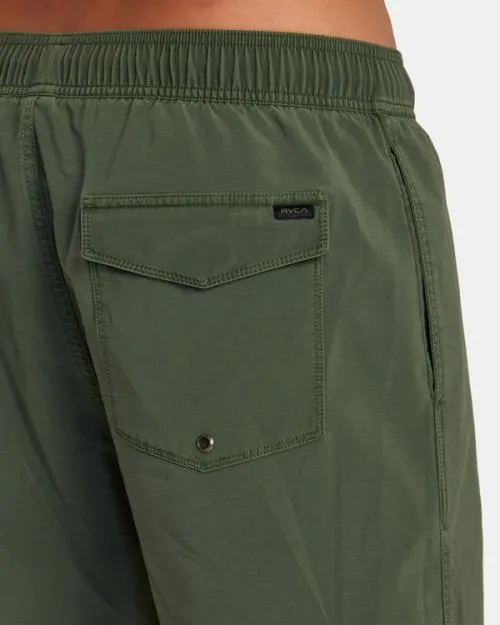 Rvca VA Pigment Elastic Waist Boardshorts 17034 Jade Men Boardshorts