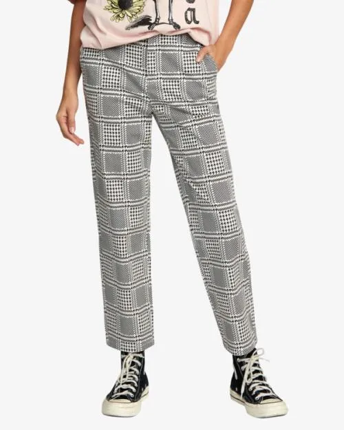 Rvca Weekend Stretch Chino Pants Cloud Women Pants