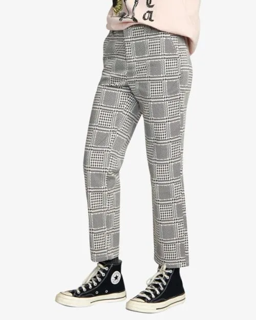 Rvca Weekend Stretch Chino Pants Cloud Women Pants