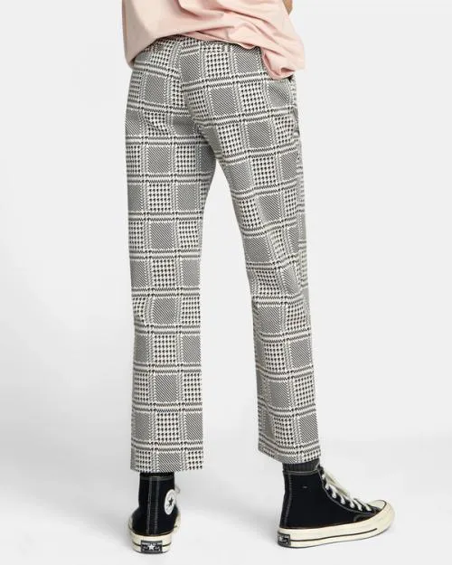 Rvca Weekend Stretch Chino Pants Cloud Women Pants