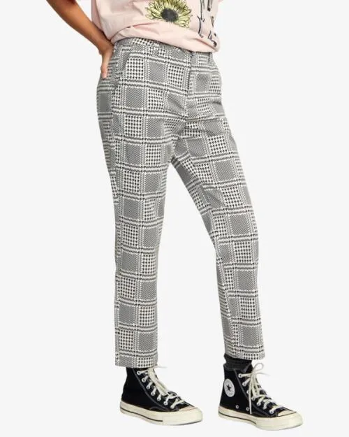 Rvca Weekend Stretch Chino Pants Cloud Women Pants