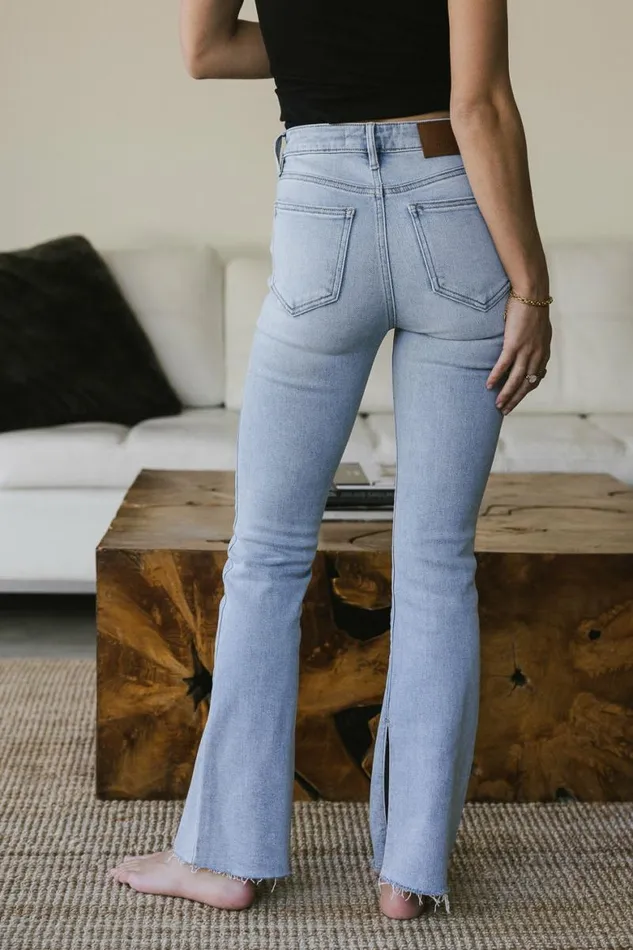 Ryan Bootcut Jeans In Light Wash Light Wash Women Bohme Denim